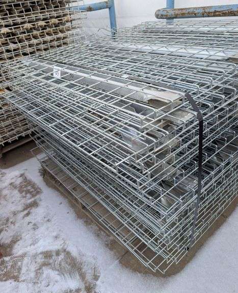 Wire Decking Panels for Pallet Racking (Approx. 30)