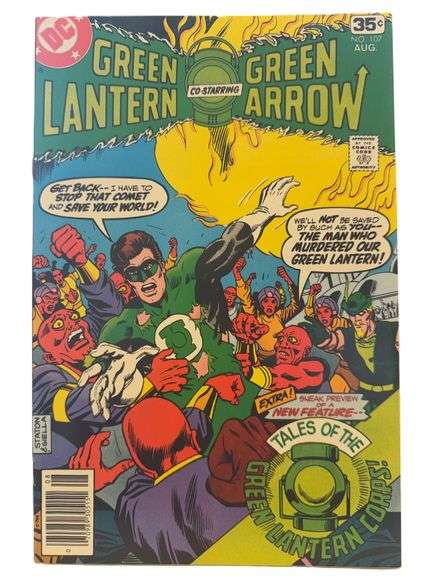 Green Lantern/Green Arrow #107 (August 1978) – Bronze Age DC Classic Featuring Tales of the Corps