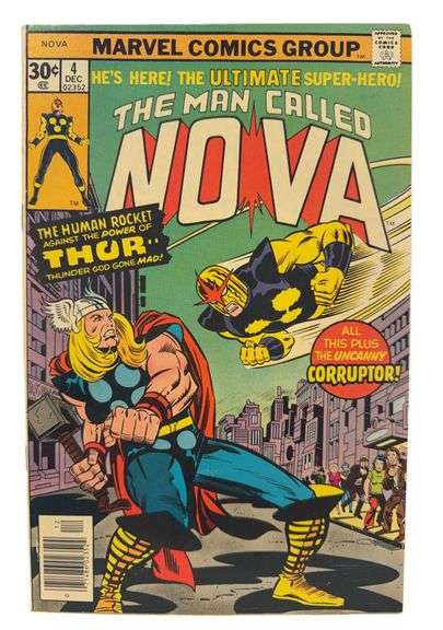 The Man Called Nova #4 (1976) – Bronze Age Marvel Classic Featuring Thor & The Corruptor!