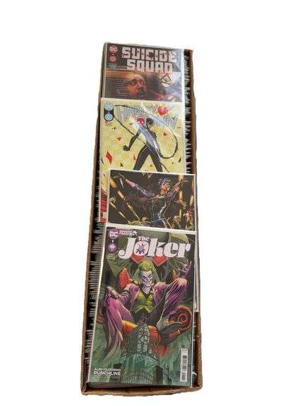 Assorted DC Long Box - Joker, Detective Comics, Harley Quinn, Superman, Wonder Woman, Etc.