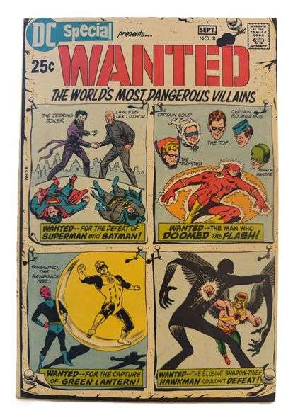 DC Special #8 (1970) – Wanted: The World’s Most Dangerous Villains! Bronze Age DC Classic