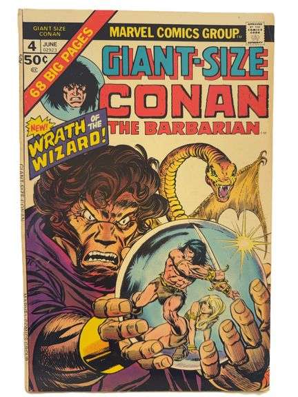Giant-Size Conan the Barbarian #4 (Marvel, June 1975) – Wrath of the Wizard!