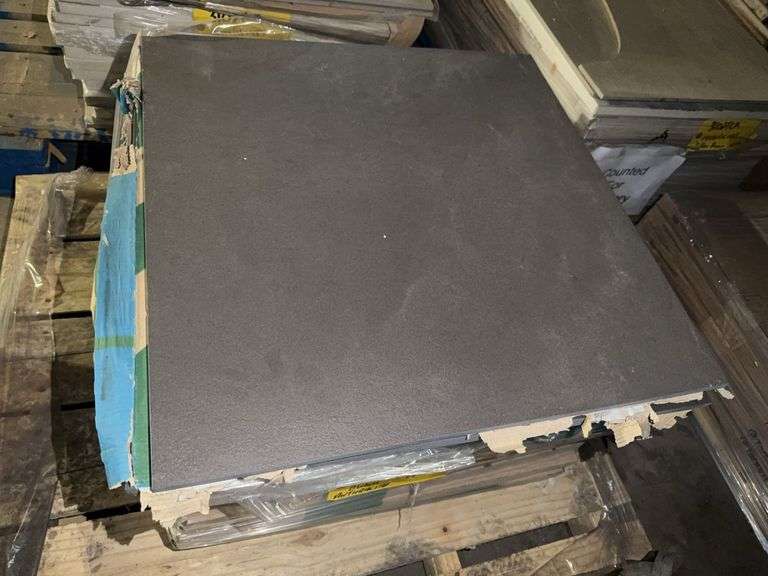 Pallet of Black Floor Tile 24"x24"