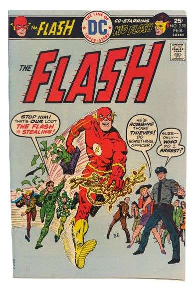 The Flash #239 (February 1976) – Bronze Age DC Classic Featuring Kid Flash!