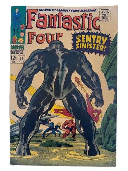 Fantastic Four #64 (1967) – Silver Age Marvel Classic: “The Sentry Sinister!”