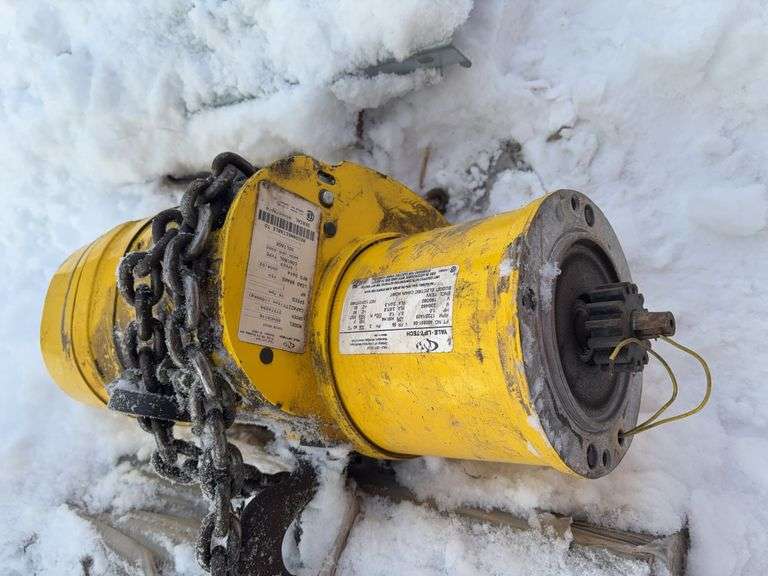 Yale LiftTech Electric Chain Hoist – 1 Ton Capacity, Model ECH016, 460V, 3-Phase