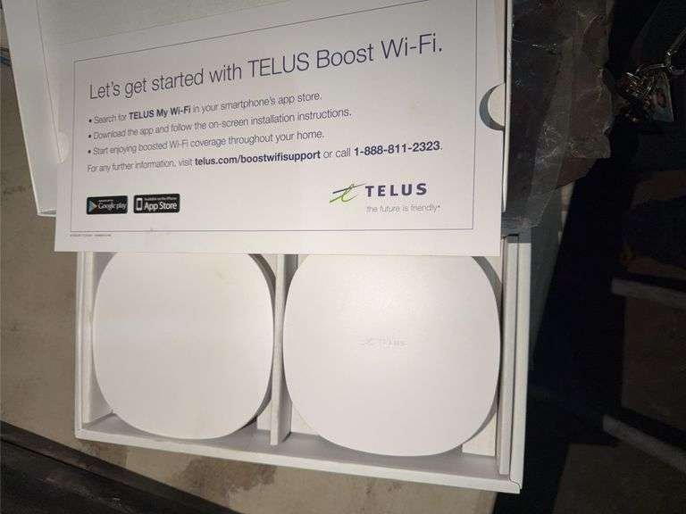 Ceramic Metal Halide,Oil Filter(12x),Sanding Belt,Bag of Metal Tee,Pressure Switch,Telus WiFi Booste