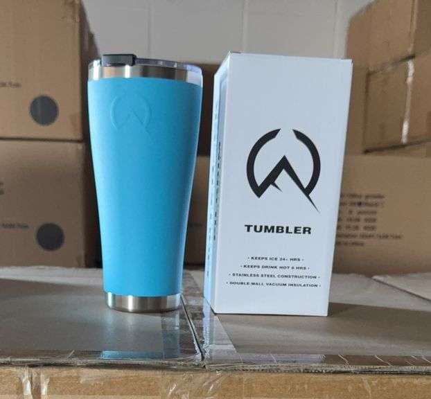 White Rock Beach Blue 30oz Pilgrim Tumbler (Unused x25)