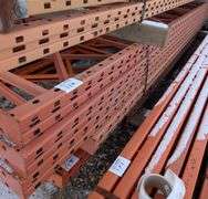 Bundle of Heavy-Duty Pallet Rack Uprights (41" x 12')