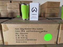 White Rock Citrus Lime 20oz Pioneer Tumbler (Unused x25)