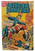 Freedom Fighters #8 (June 1977, DC Comics) – Uncle Sam vs. Shield-Slinging Crusader!