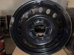 4 Units Black Steel Wheel Rim (18x7)