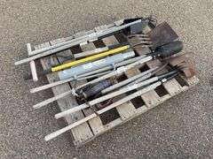 Assortment of Shovels, Rakes, Etc.