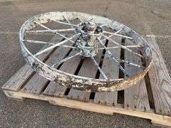 Metal Wagon Wheel