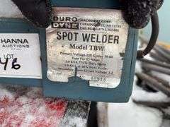 Duro Dyne TBW Spot Welder – 220V, 5.0 KVA
