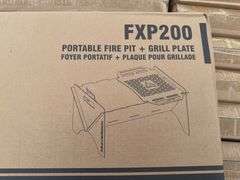 FXP200 Portable Fire Pit+ Grill Plate (1 Piece,Unused) For convenient leave-no-trace campfires. Not