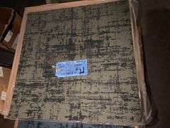 Pallet of Kinetex Prefix Peel and Stick Carpet Tile (Blue & Green)