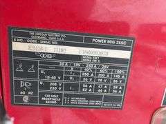 Lincoln Electric Power MIG 255C Welder – 250A, 208/230V, Industrial Wire Feed Welding Machine