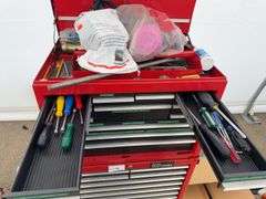 Sears Craftsman Upper and Lower Portable Tool Storage  w/ all Tools and Contents