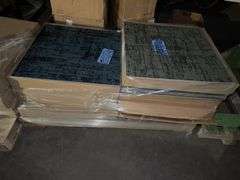 Pallet of Kinetex Prefix Peel and Stick Carpet Tile (Blue & Green)