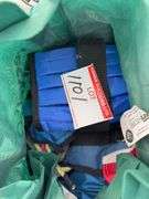 Assorted Sports Gear, Bike/Running Shoes, and Disassembled Bicycle