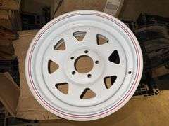 3 Units White Wheel Steel Rim (15x6)