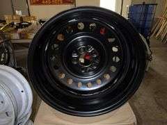 4 Units Black Steel Wheel Rim (18x75)