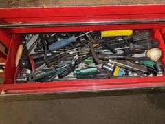 A-T Red Rolling Tool Chest w/Tools