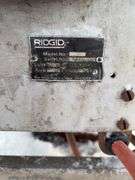 Ridgid 535 Pipe Threading Machine on Stand