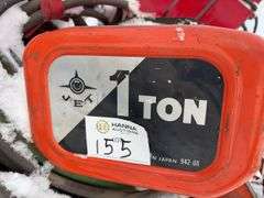 JET Electric Chain Hoist – 1 Ton Capacity, Model FA-1S, 3-Phase, 220/440V