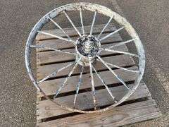Metal Wagon Wheel