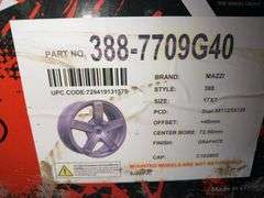 4 Units MZZI Wheels Steel Rim (17x7.)