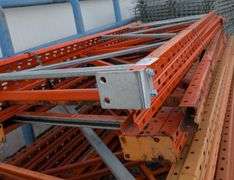 Bundle of Heavy-Duty Pallet Rack Uprights (36" x 8')