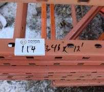 Bundle of Heavy-Duty Pallet Rack Uprights (41" x 12')