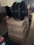 4 Units Black Steel Wheel Rim (18x7)