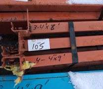 Heavy-Duty Pallet Rack Beams (3-4"x8' & 4-4"x9')