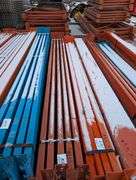 10 Heavy-Duty Pallet Rack Beams – 4" x 9', Orange