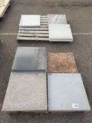 Assortment of Countertop Material 24x24 Slabs