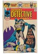 Detective Comics #458 (1976) – “The Real Batman Dies Next!” Bronze Age DC Key Issue