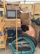 Lot of Household Miscellaneous, Sailor's Trunk, etc.