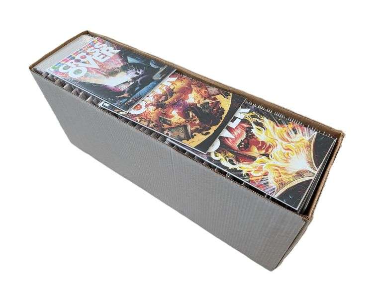 Long Box of Comics - Crossover #1 with Ratio Variants