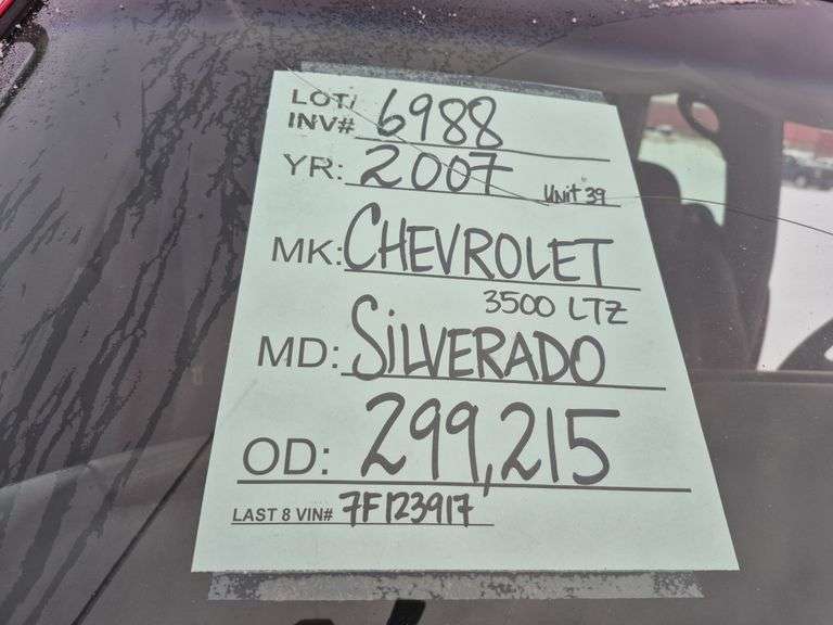 2007  CHEVROLET  Silverado 3500