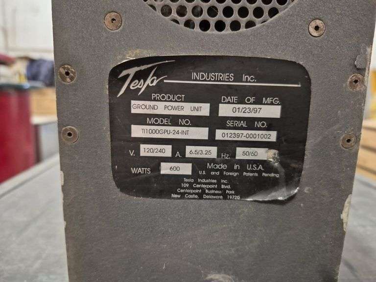 Tesla Turbo Start Portable Ground Power Unit (No Accessories)