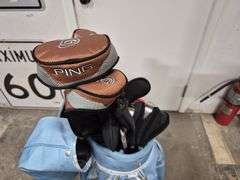 Right Handed Golf Clubs and Golf Bag (Ping Brand Name)