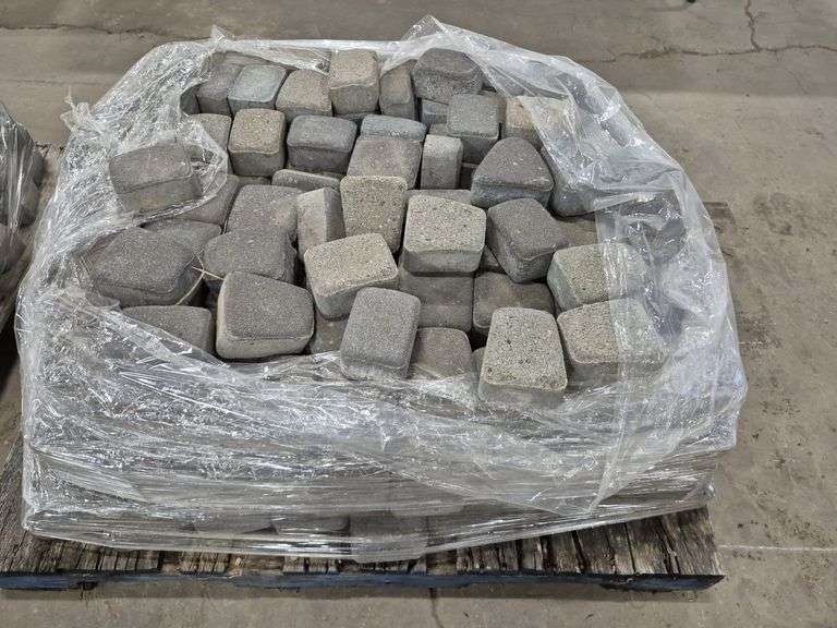 Pallet of Varying Sizes and Shapes of Paving Stones