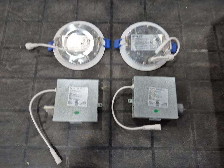 2 Ortech LED 4" Recessed Lights with Ortech Dimmable LED Drivers