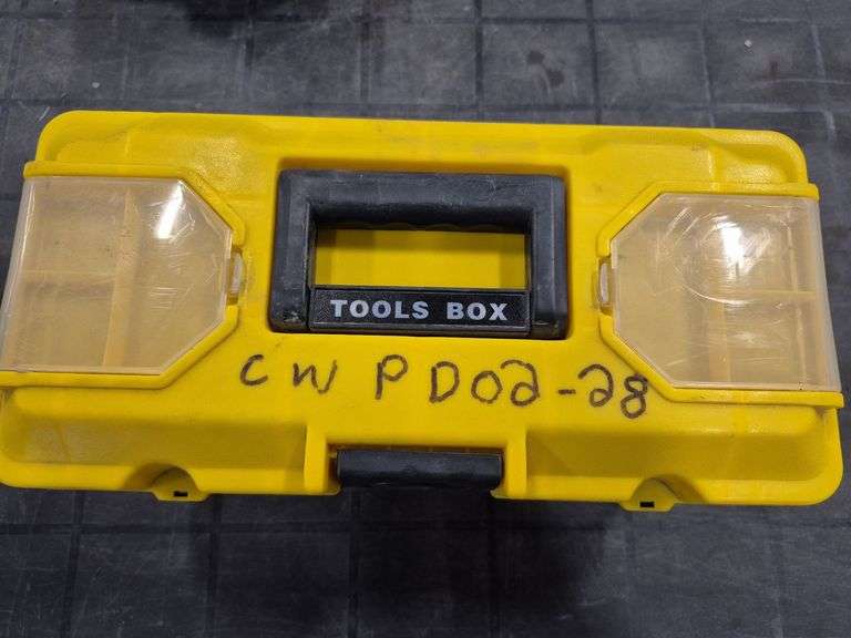 Toolbox w/ Assort. Combination Wrenches, Filter, Grease Gun,Tubular Box Spanner