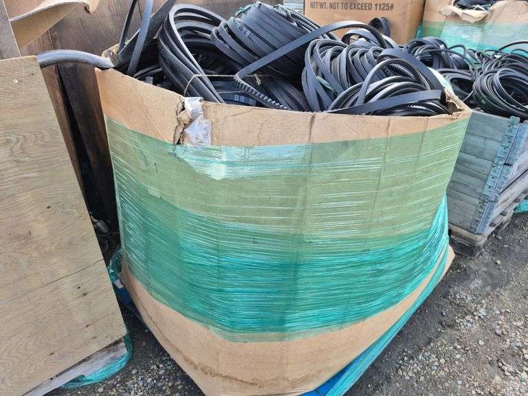 Assortment of Lengths, Styles, and Thicknesses of V-belts