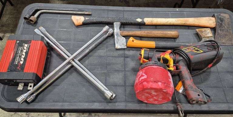 Power Inverter, Paint Gun, 3 Axes, 4 Tire Irons