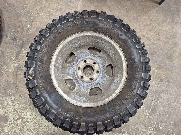 4 Rims and Tires (265/70R17LT)